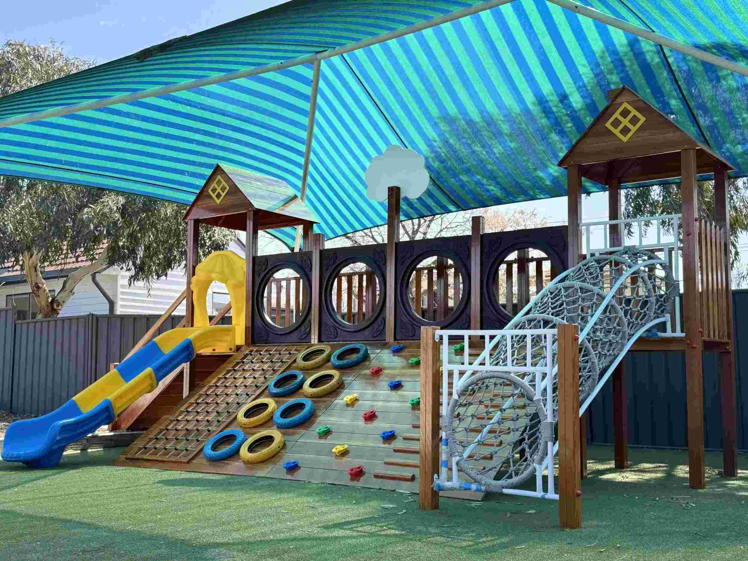 Outdoor playground area